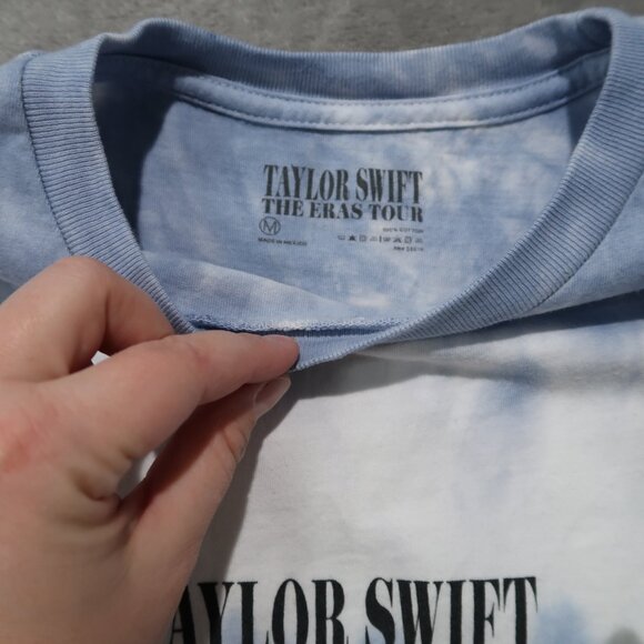 Taylor Swift T Shirt Womens M Sleeveless Tie Dye Graphic Tee Crew Neck Concert - Picture 7 of 11